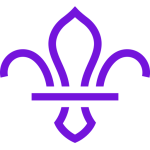Fleur De Lis Marque Purple